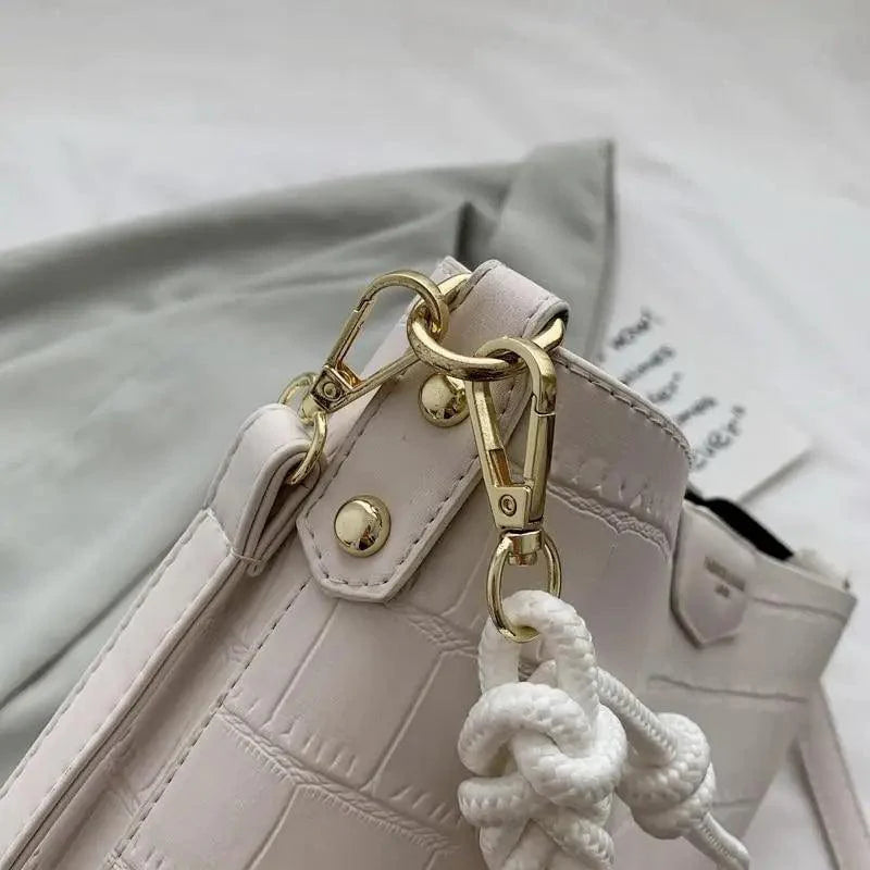 Vintage Style Fashionable Women's bucket bag Stone Pattern Shoulder Bag For Ladies Diagonal Female Bag Stevvex