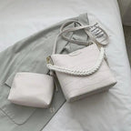 Vintage Style Fashionable Women's bucket bag Stone Pattern Shoulder Bag For Ladies Diagonal Female Bag Stevvex