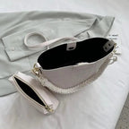 Vintage Style Fashionable Women's bucket bag Stone Pattern Shoulder Bag For Ladies Diagonal Female Bag Stevvex