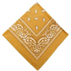 Vintage Style Print Bandana Hair Bands for Girls Women Headband Square Scarf Face Mask Cross Turban Bandanas Headwear Stevvex