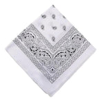 Vintage Style Print Bandana Hair Bands for Girls Women Headband Square Scarf Face Mask Cross Turban Bandanas Headwear Stevvex