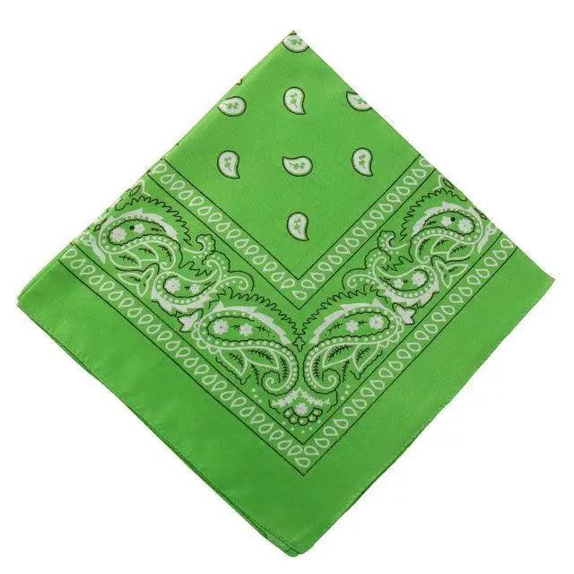 Vintage Style Print Bandana Hair Bands for Girls Women Headband Square Scarf Face Mask Cross Turban Bandanas Headwear Stevvex