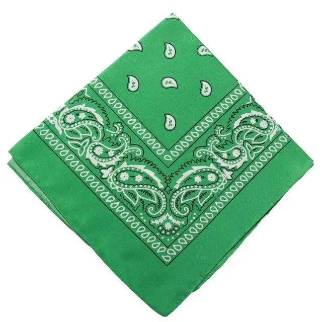 Vintage Style Print Bandana Hair Bands for Girls Women Headband Square Scarf Face Mask Cross Turban Bandanas Headwear Stevvex