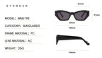 Vintage Style Retro Style Women Sunglasses New Irregular Glasses For Women  Eyewear For Women Sunglasses Women Men Vintage Square Glasses Stevvex