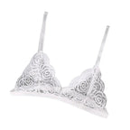 Vintage Style Women's Thin Bra Without Chest Pad Fashionable Sexy Lace Bra Back Buckle Tube Top Women's  Underwear Summer Clothes Stevvex