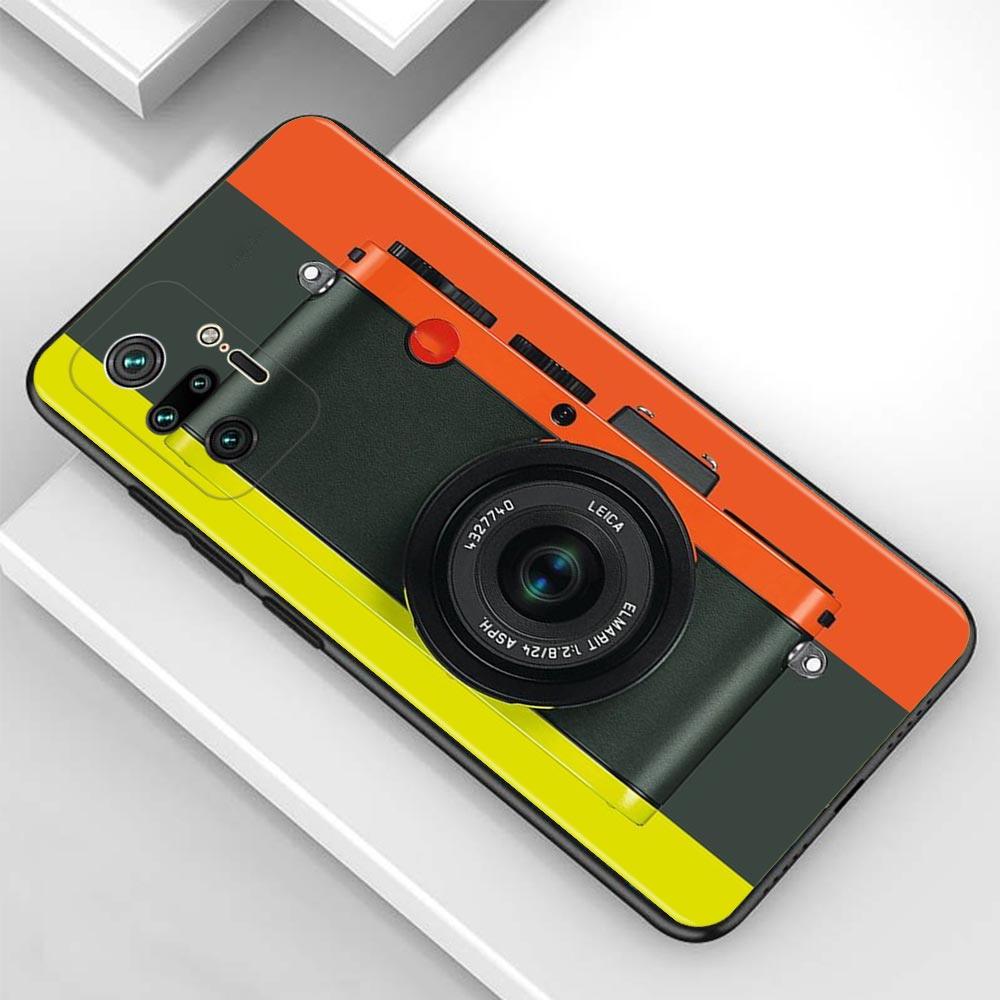 Vintage Tape Camera for Xiaomi Redmi Note 11 10 Pro 5G 8 8T 9 9T 9S Soft Case for Redmi 7A 8A 9A 9C 9T Phone Cover Silicone Soft Thin Classic Design Anti Fingerprint Silicone Phone Case Stevvex