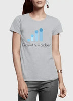 Growth Hacker Half Sleeves Women T-shirt - SJB-DIAMOND ELITES