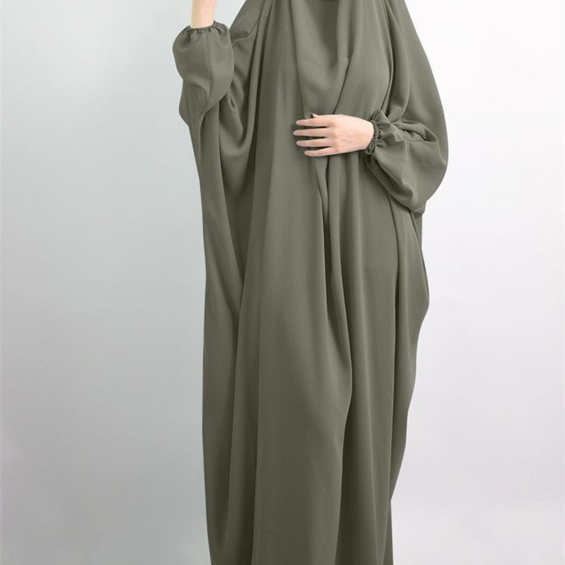 Viscose Niqab Attached 1-Piece Plain Jilbab (MJ005) Mariam's Collection