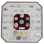 VK-014-SIZE10 - Assorted Brass Ring with Assorted  in Assorted