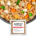 JustFoodForDogs Frozen Fresh Dog Food Complete Meal or Dog Food Topper Beef & Russet Potato Human Grade Dog Food Recipe 5.5 oz (Pack of 18) Lootquake LLC