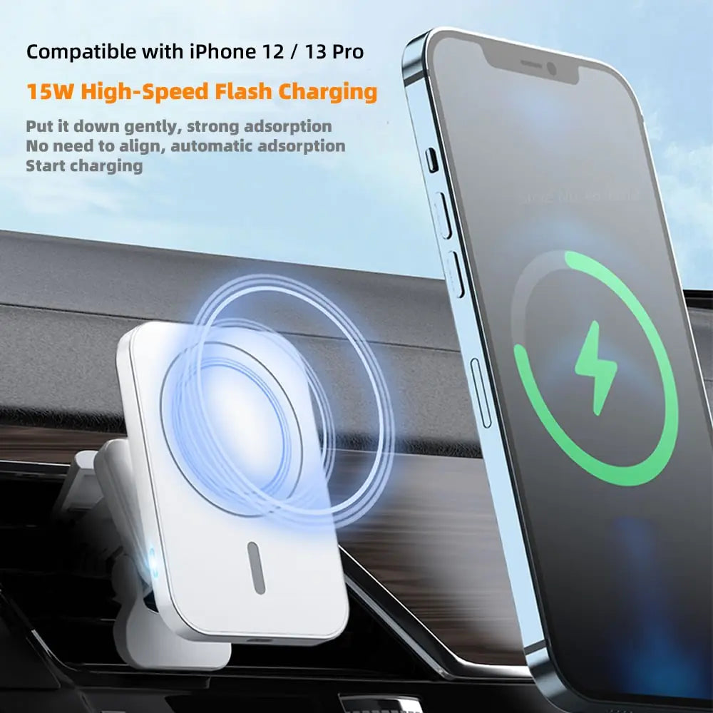 Car Wireless Charger for iPhone 12 13 Series Pi-Mart