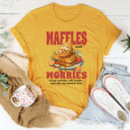 Waffles And Worries Crispy Outside Soft Inside Just Like Tee Peachy Sunday