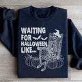 Waiting For Halloween Like Sweatshirt Peachy Sunday