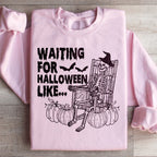 Waiting For Halloween Like Sweatshirt Peachy Sunday