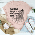 Waiting For Halloween Like Tee Peachy Sunday