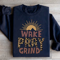 Wake Pray Grind Sweatshirt Peachy Sunday