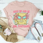Wake Up And Be High Maintenance Tee Peachy Sunday