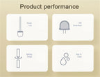 Wall-Mounted Silicone Toilet Brush Wash Toilet Accessories With Holder Soft Bristles Brushes Set Bathroom Cleaning Tool Toilet Brush Set Silicone Toilet Brush With Holder Wall Mounted With Toilet Bowl Brush And Holder Bendable Brush Head Holder Stevvex