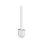 Wall-Mounted Silicone Toilet Brush Wash Toilet Accessories With Holder Soft Bristles Brushes Set Bathroom Cleaning Tool Toilet Brush Set Silicone Toilet Brush With Holder Wall Mounted With Toilet Bowl Brush And Holder Bendable Brush Head Holder Stevvex