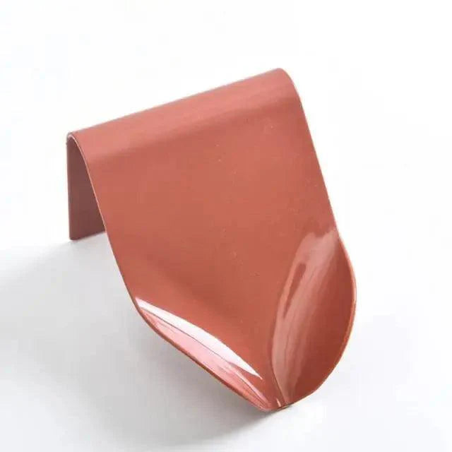 Wall-suction Drain Soap Dish Decorative Drainage Soap Holder Soap Holder Storage Container Home Bathroom Kitchen Accessories Self Adhesive Soap Drain Rack Soap Holder with Hook Wall Mount Soap Dish with Hook Sponge Soap Draining Tray Plate Stevvex