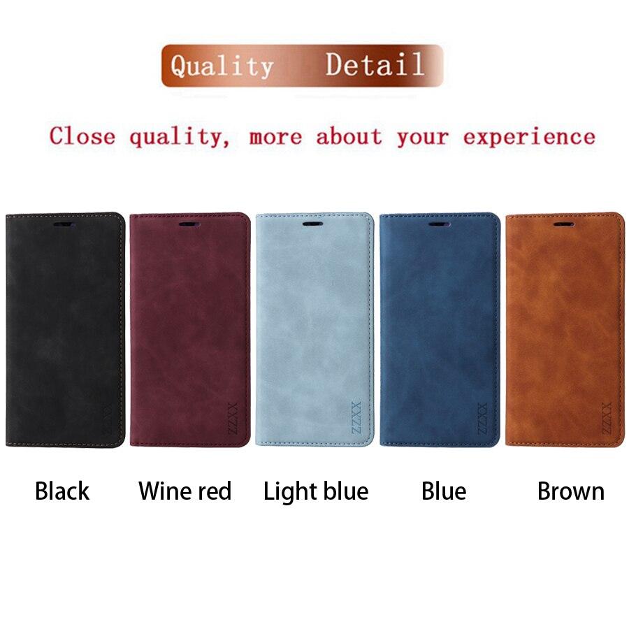 Wallet Flip Leather Case For Xiaomi Redmi 10 10C 9A 9C 9T Note 11 Pro 10S 10 Pro 9 Pro 8T 7 Poco F3 X3 X4 Pro M3 M4 Pro M5s 11T Leather Finish Inbuilt Stand & Pockets Wallet Style Flip Back Case Stevvex
