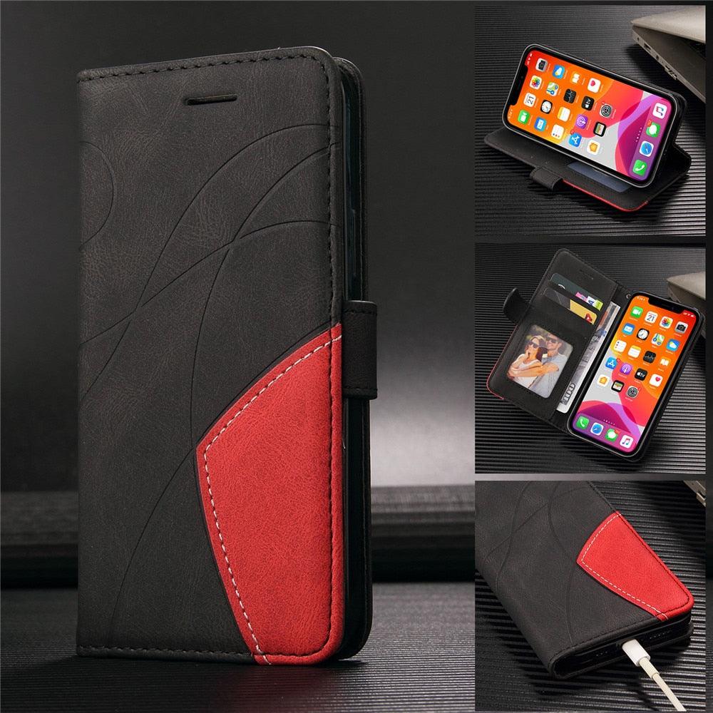 Wallet with Credit Card Holder Stand Women Men Leather Flip Case Folding Cover For Redmi 9T Case Leather Wallet Flip Cover Redmi 9T Phone Case For Xiaomi Redmi 9 T 9A 9C 8 8A 10 5G Note 10 11 Pro 11s 9s 10s Case Stevvex