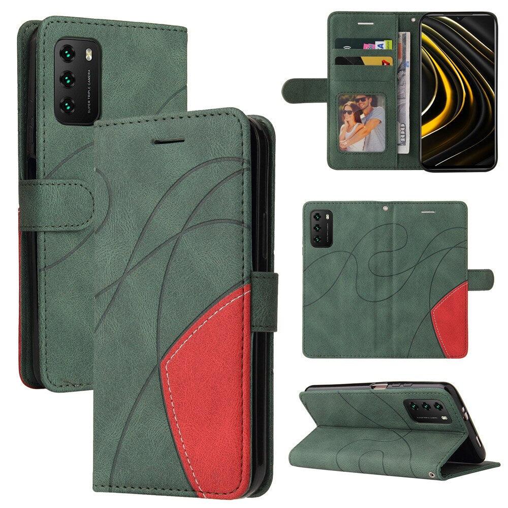Wallet with Credit Card Holder Stand Women Men Leather Flip Case Folding Cover For Redmi 9T Case Leather Wallet Flip Cover Redmi 9T Phone Case For Xiaomi Redmi 9 T 9A 9C 8 8A 10 5G Note 10 11 Pro 11s 9s 10s Case Stevvex