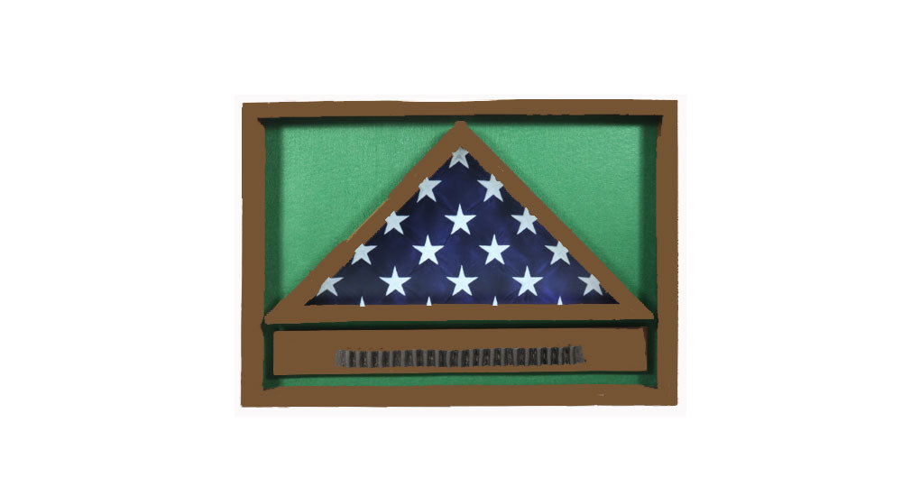 Police/Fire Retirement shadow box The Military Gift Store