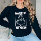 Wanted By The Department Of North Pole Crewneck Sweatshirt Peachy Sunday