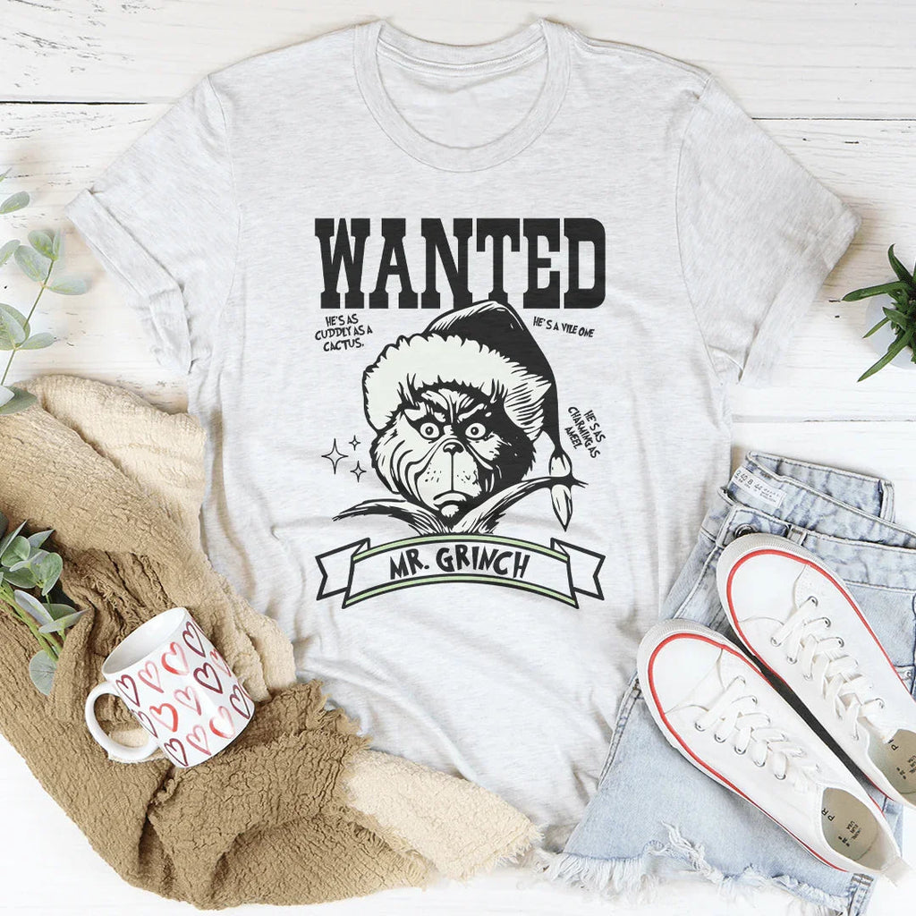 Wanted Grinch Tee Peachy Sunday