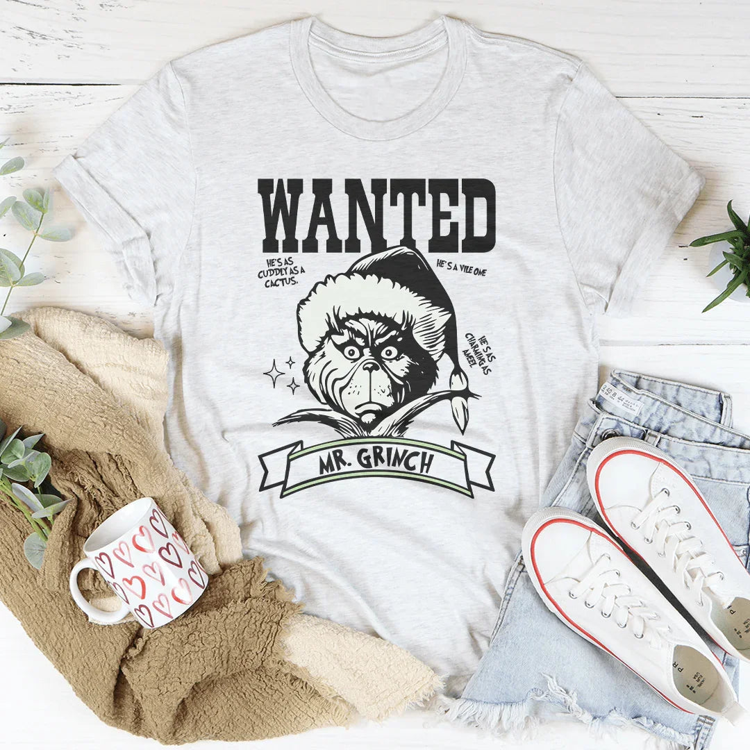 Wanted Grinch Tee Peachy Sunday