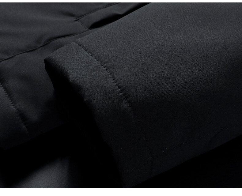 Warm Comfortable Men Winter Windproof Warm Thick Fleece Jacket Men Fashion Casual Coat Unique Design Warm Men's Jacket Men Autumn Outdoor Classic Soft Jacket For Hiking Fishing Travel Stevvex