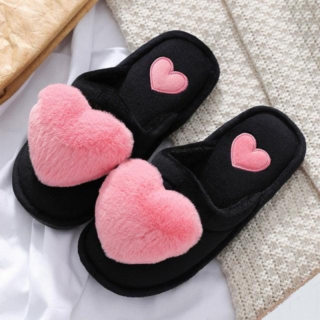 Warm Fluffy Slippers Women Faux Fur Slipper Indoor Floor Slides Flat Soft Furry House Warm Comfortable Fuzzy Furry Bedroom Slippers Indoor Cozy Memory Foam Anti-Slip Flip Flops Stevvex