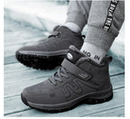Warm Fur Men's Womens Boots Winter Comfortable Snow Casual Shoes Rubber Ankle Boots Fur Lined Warm Anti-slip Outdoor Work Shoes For Cold Weather Hiking Camping Stevvex