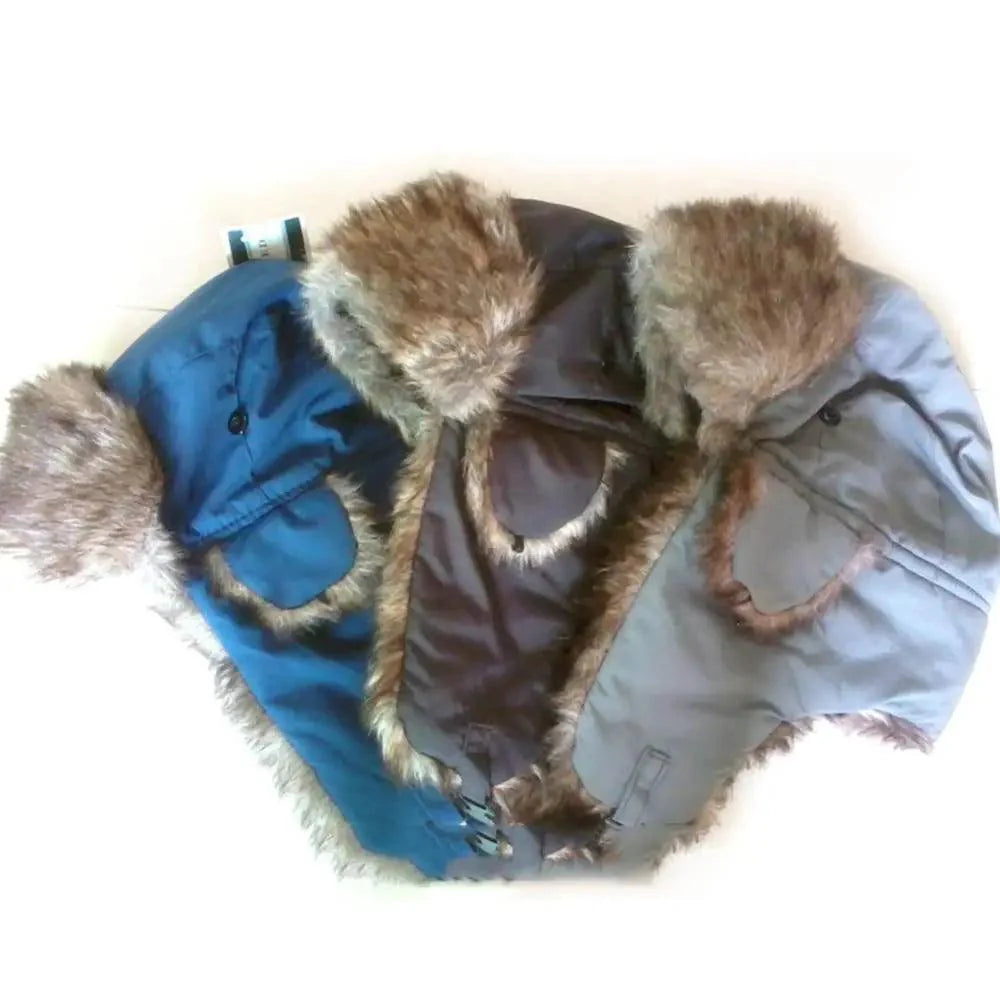 Warm Hat Ear Flaps Cool New Fashion Full Covered Soft And Comfortable Windproof Outdoor Caps For Men Stevvex