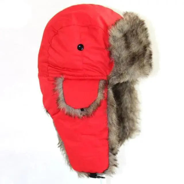 Warm Hat Ear Flaps Cool New Fashion Full Covered Soft And Comfortable Windproof Outdoor Caps For Men Stevvex