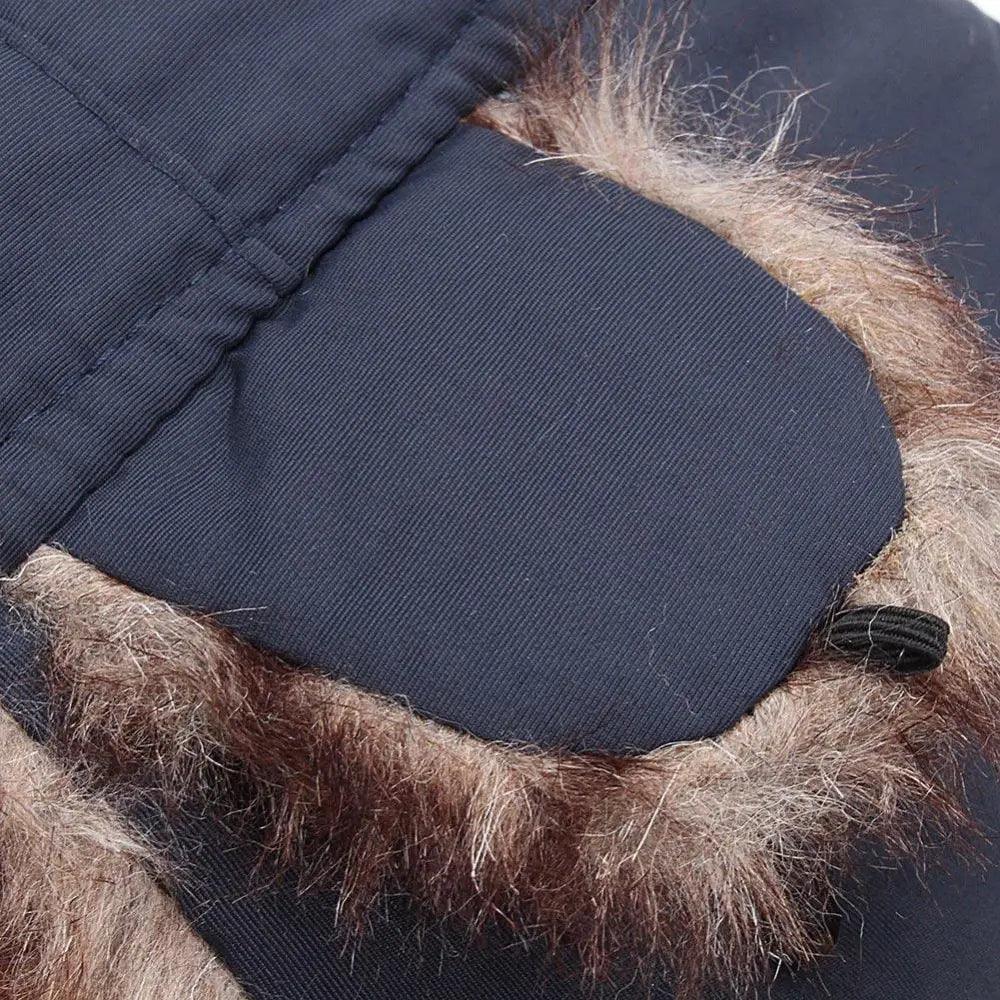 Warm Hat Ear Flaps Cool New Fashion Full Covered Soft And Comfortable Windproof Outdoor Caps For Men Stevvex