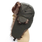 Warm Hat Ear Flaps Cool New Fashion Full Covered Soft And Comfortable Windproof Outdoor Caps For Men Stevvex