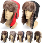 Warm Hat Ear Flaps Cool New Fashion Full Covered Soft And Comfortable Windproof Outdoor Caps For Men Stevvex