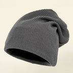 Warm Knit Beanie with Looped Scarf Set (MAC299)