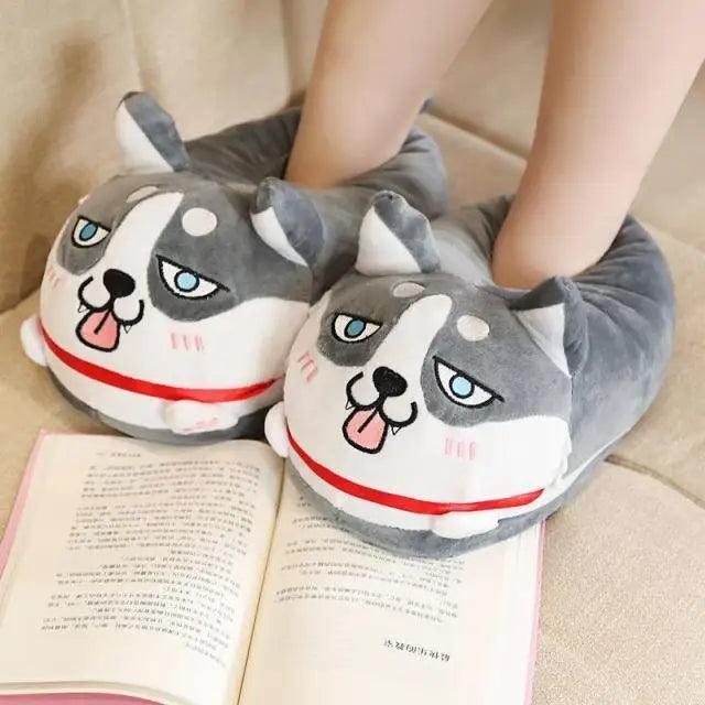 Warm Shark Womens Home Slippers Fashion Plush Winter Funny Elegant Women Slippers Stevvex