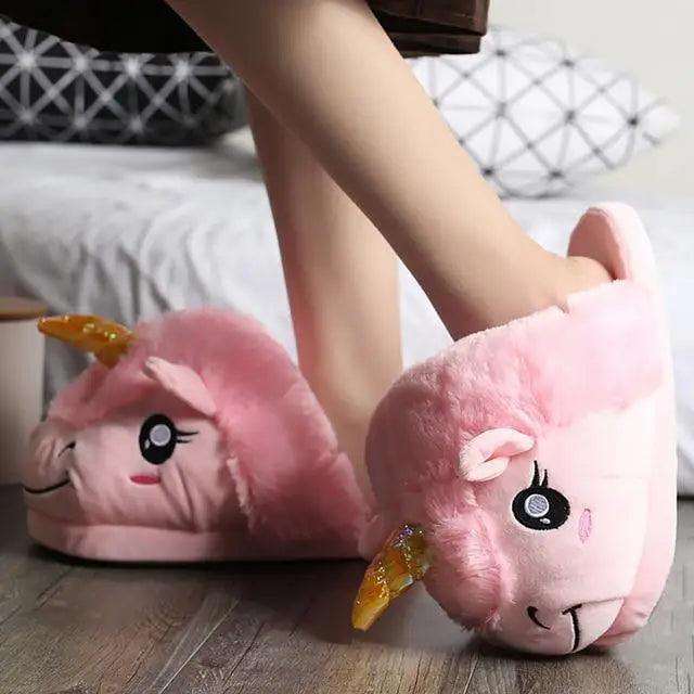 Warm Shark Womens Home Slippers Fashion Plush Winter Funny Elegant Women Slippers Stevvex