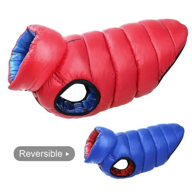 Warm Winter Dog Clothes Vest Reversible Dogs Jacket Coat 3 Layer Thick Pet Clothing Waterproof Outfit for Small Large Dogs Stevvex