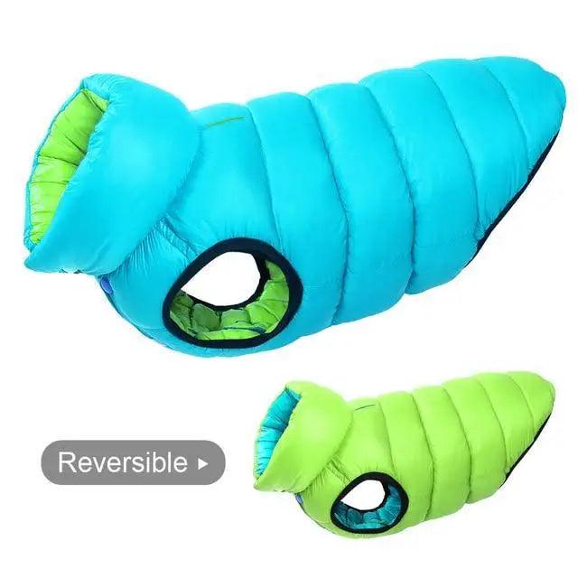 Warm Winter Dog Clothes Vest Reversible Dogs Jacket Coat 3 Layer Thick Pet Clothing Waterproof Outfit for Small Large Dogs Stevvex