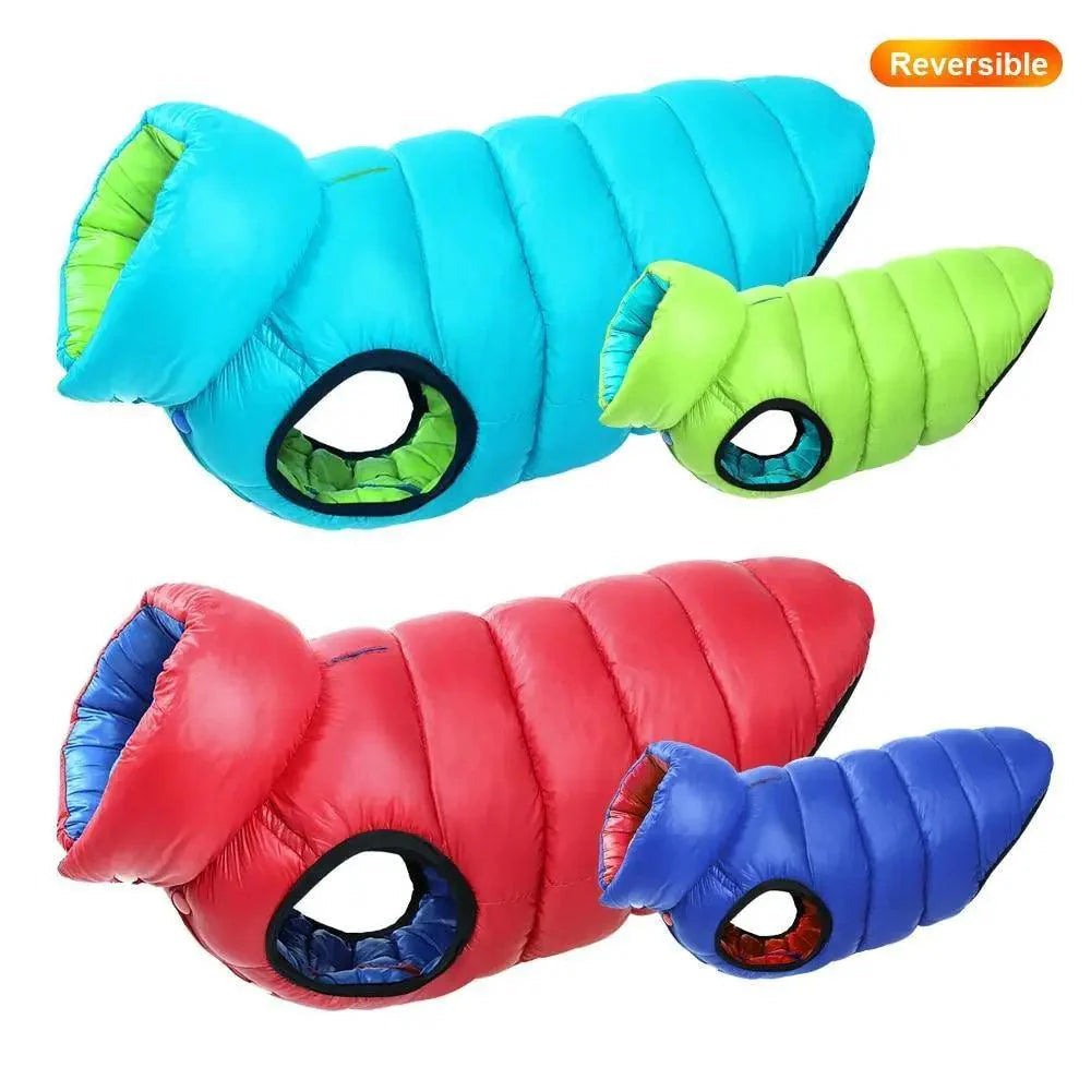 Warm Winter Dog Clothes Vest Reversible Dogs Jacket Coat 3 Layer Thick Pet Clothing Waterproof Outfit for Small Large Dogs Stevvex