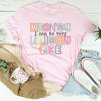 Warning I Can Be Very Unladylike Tee Peachy Sunday
