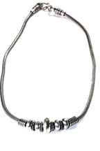 Warrior Tribal Necklace For Men Stainless Steel Beads