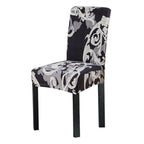 Washable Anti-dust Seat Slipcover Chair Cover Stretch Spandex Chair Covers Elastic Multifunctional Dining Furniture Seat Cover Home Decor For Dining Room  Washable Spandex Kitchen Chair Covers for Dining Room Christmas Decoration