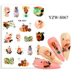 Water Decal Nail Art Decorations Nail Sticker Tattoo Full Cover Beauty Decals Manicure Supplies Accessories  Women Kids Girls Manicure Decoration Nail Art Supplies 3D Self-Adhesive Nail Decals Designer Nail Stickers for Acrylic Nails