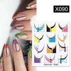 Water Nail Stickers Women Face Sketch Abstract Butterfly Image Sexy Girl Nail Art Decor Sliders Manicures For Nails Decoration Decal Self-Adhesive 3D Wave Design Decoration for Women Girls Tape Nail Art Stickers Decal Decoration